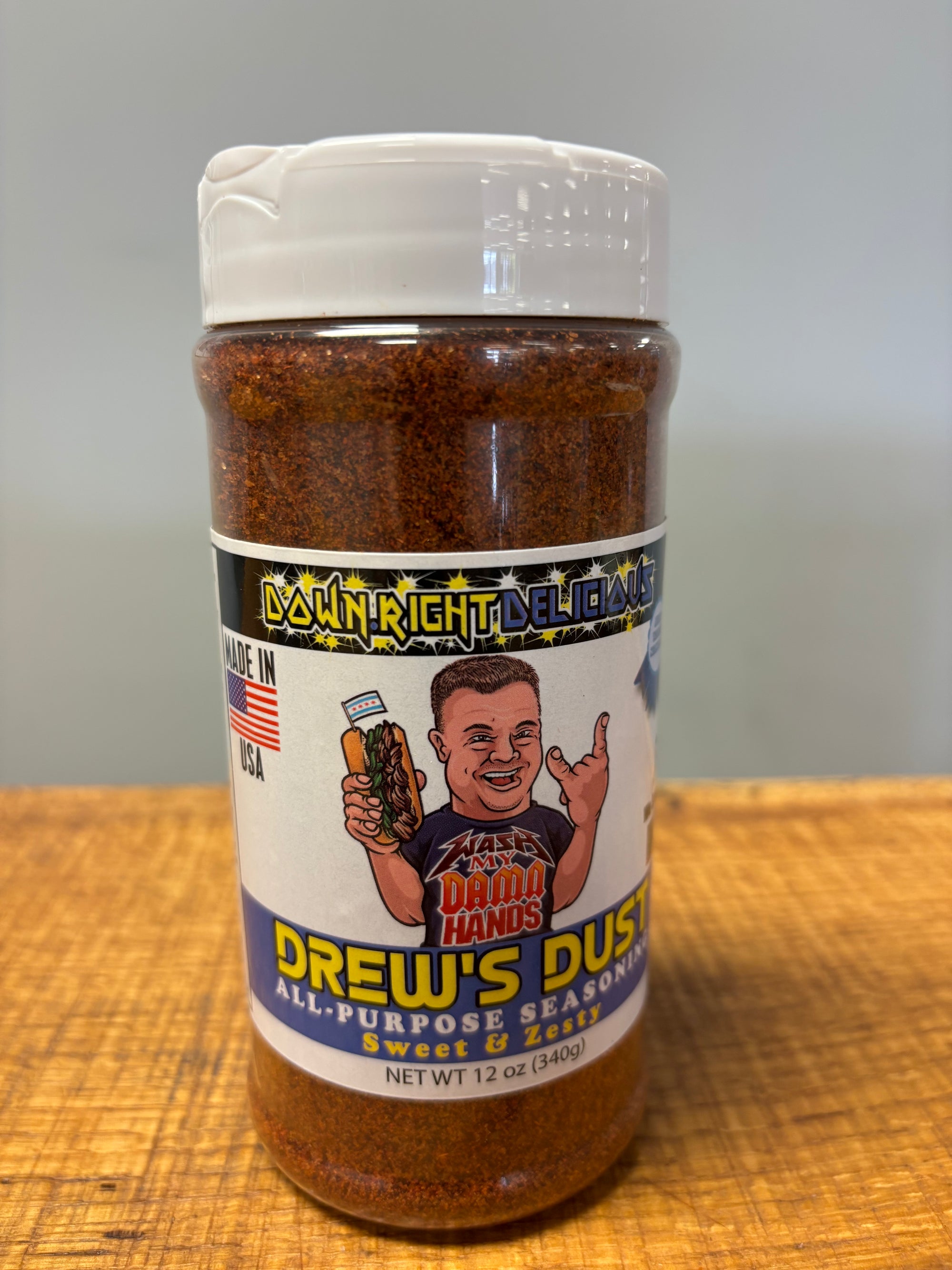 down.rightdelicious Drew's Dust All Purpose Seasoning Sweet & Zesty
