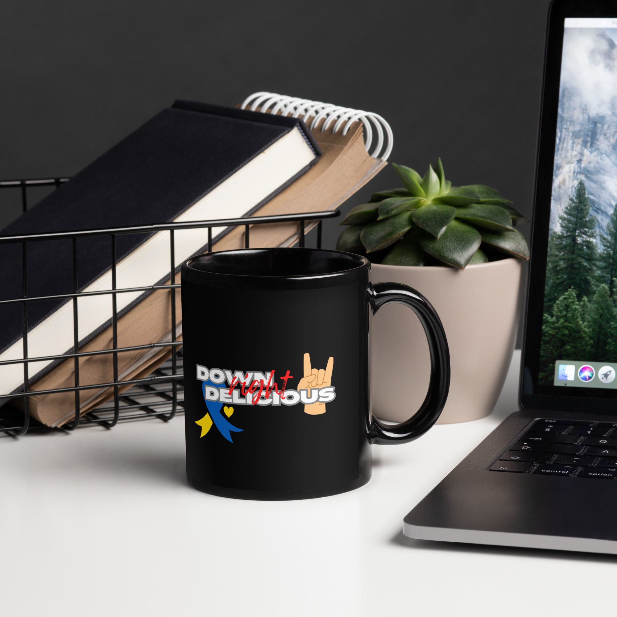 Black Glossy Mug