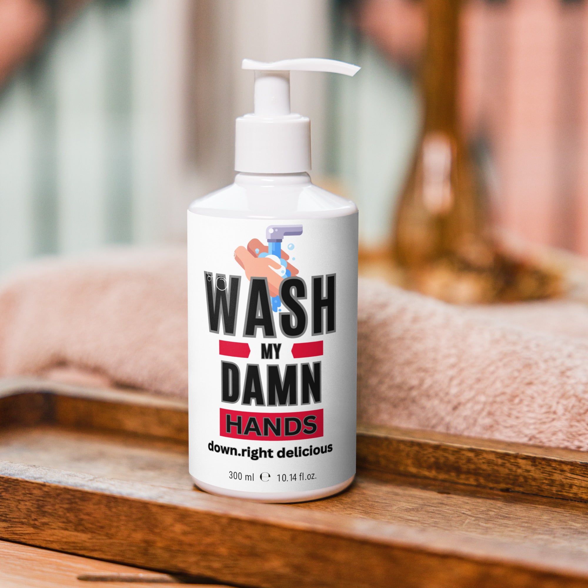 Floral hand soap